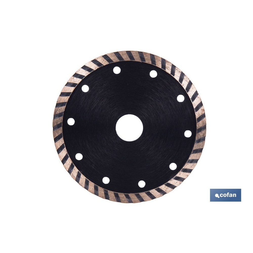DISCO DIAMANTE TURBO BASICO 125 MM.
