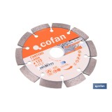 DISCO DIAMANTE MODELO CANTERO 125MM.