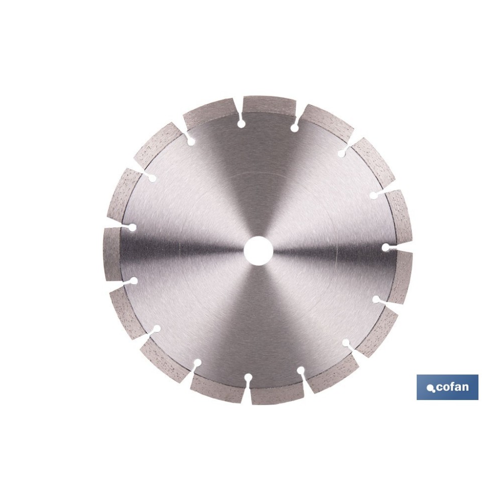 DISCO DIAMANTE MODELO CANTERO 230MM.