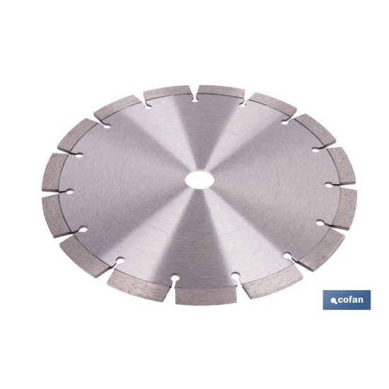 DISCO DIAMANTE MODELO CANTERO 230MM.