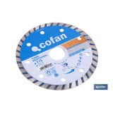 DISCO DIAM.TURBO PROFESIONAL 115MM.