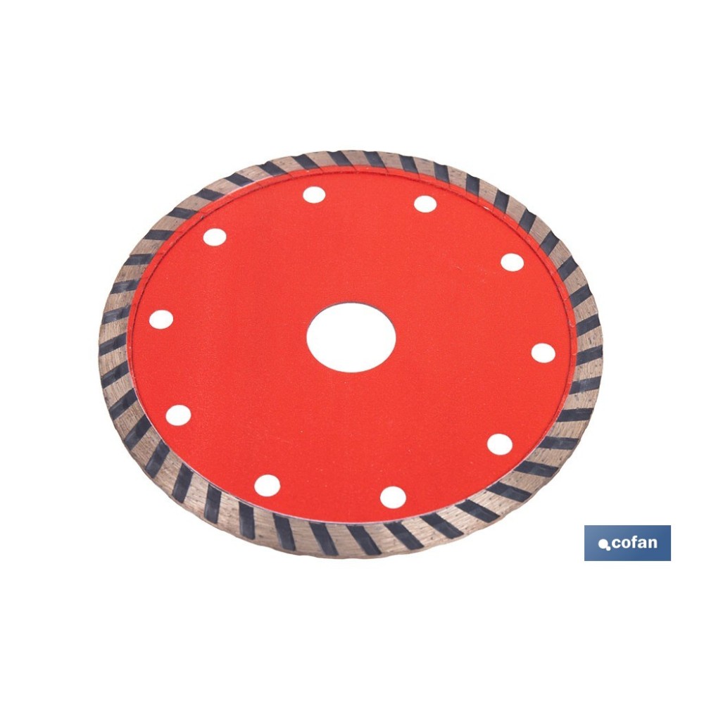 DISCO DIAM.TURBO PROFESIONAL 125MM.