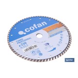 DISCO DIAM.TURBO PROFESIONAL 230MM.