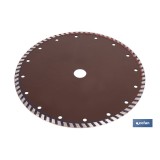 DISCO DIAM.TURBO PROFESIONAL 230MM.