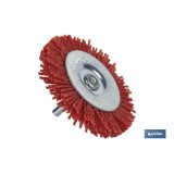 CEPILLO CIRCULAR DE NYLON 6 MM X Ø75