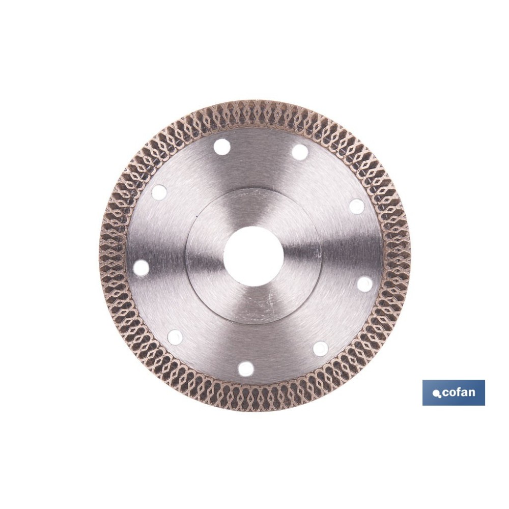 DISCO DIAMANTE PORCELANICO EXTRAFINO H-10mm, 115mm