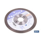 DISCO DIAMANTE PORCELANICO EXTRAFINO H-10mm, 115mm
