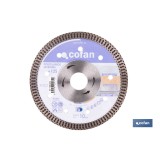 DISCO DIAMANTE PORCELANICO EXTRAFINO H-10mm, 125mm