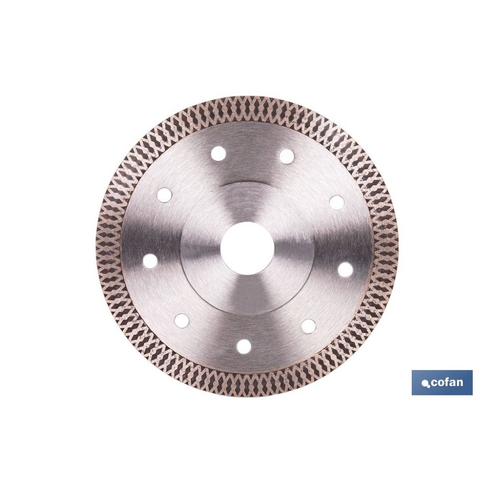 DISCO DIAMANTE PORCELANICO EXTRAFINO H-10mm, 125mm
