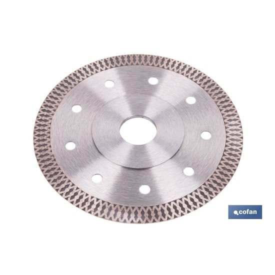 DISCO DIAMANTE PORCELANICO EXTRAFINO H-10mm, 125mm