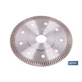 DISCO DIAMANTE PORCELANICO EXTRAFINO H-10mm, 125mm