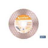 DISCO PORCELANICO DUAL CORTAR Y DESBASTAR 125MM H22,3