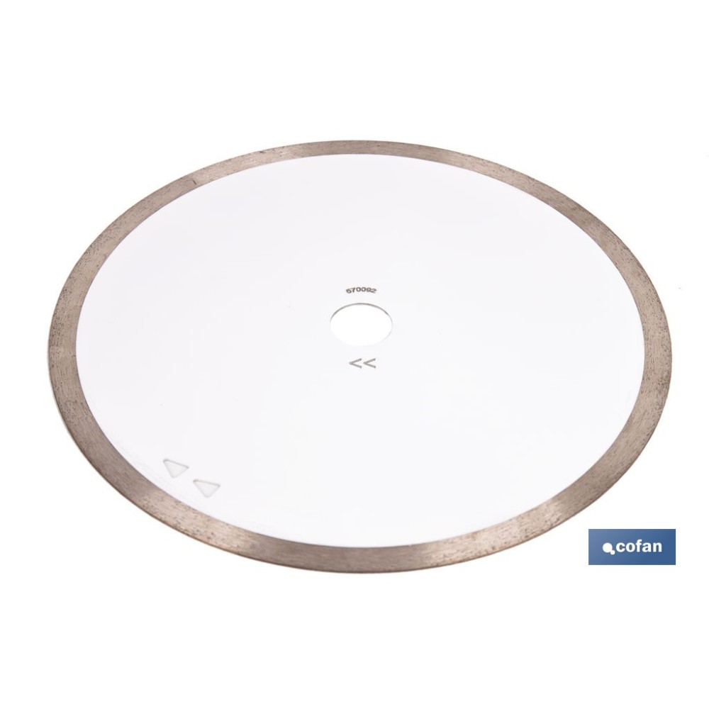 DISCO PORCELANICO MAQUINAS DE MESA 250mm - H25,4