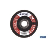 DISCO LAMINADO ESTANDAR INCLINADO 115 MM. G-80 ZIRCONIO venta unitaria