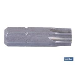 PUNTA DESTORNILL. TORX T-20, 25MM.