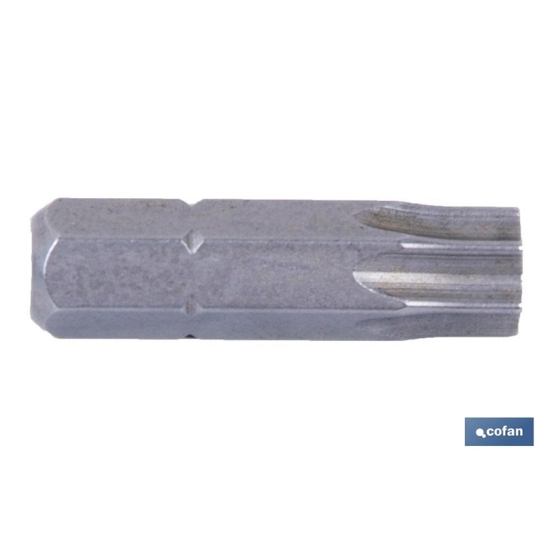 PUNTA DESTORNILL. TORX T-20, 25MM.