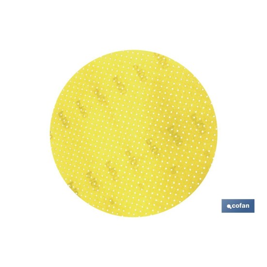 DISCO LIJA MICROPERFORADO ALTA CALIDAD C/VELCRO ø225 G-80 Venta unitaria