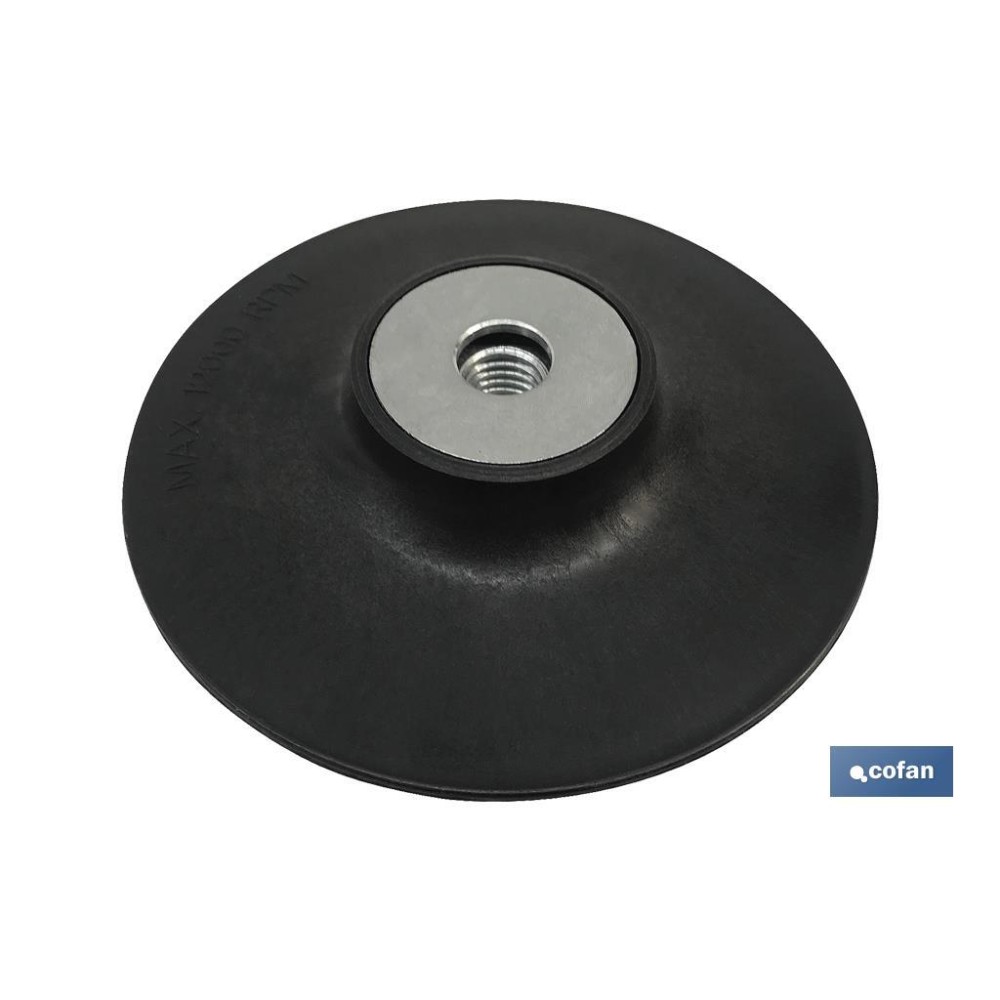 PLATO P/ DISCOS FIBRA Y SEMIFLEXIBLES 115 x M14