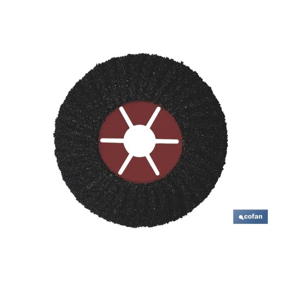 DISCO ABRASIVO SEMIFLEXIBLE ø180 G-120