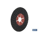 DISCO ABRASIVO SEMIFLEXIBLE Ø180 G-80