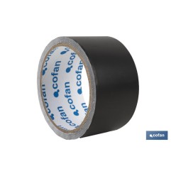 CINTA DE ALUMINIO NEGRA 30 MICRAS 50 MM X 10 M