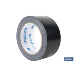 CINTA AMERICANA NEGRA 190 MICRAS 50 MM X 25 M