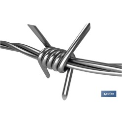 ALAMBRE DE ESPINO GALVANIZADO 1,7mm X 50m