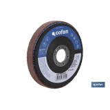 DISCO COMPACTO VELLON P/AMOLADORA ø115 4A DESBASTE