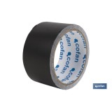 CINTA DE ALUMINIO NEGRA 30 MICRAS 50 MM X 10 M