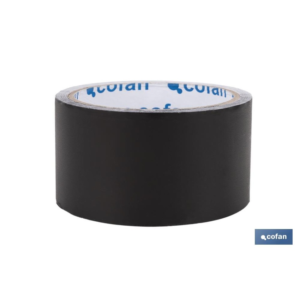 CINTA DE ALUMINIO NEGRA 30 MICRAS 50 MM X 10 M