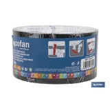 CINTA DE ALUMINIO NEGRA 30 MICRAS 50 MM X 10 M