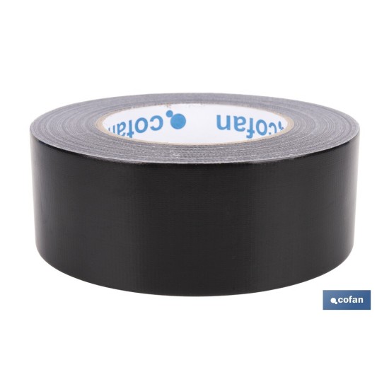 CINTA AMERICANA NEGRA 190 MICRAS 50 MM X 50 M