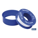 ROLLO 12 MTS CINTA PTFE DE 12mm X 0,10mm venta unitaria