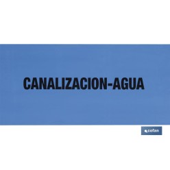 CINTA BALIZ. CANALIZACION AGUA 150MMX250MTS