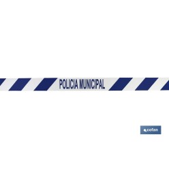 CINTA BALIZ. POLICIA MUNICIPAL  80MMX100MTS