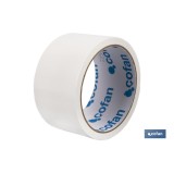 CINTA AMERICANA BLANCA 180 MICRAS 50 MM X 25 M