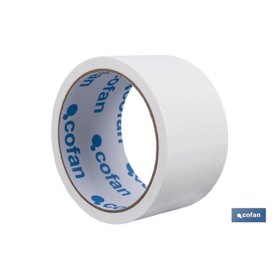 CINTA AMERICANA BLANCA 180 MICRAS 50 MM X 25 M