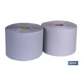BOBINA INDUSTRIAL RECICLADA AZUL 250MTS (2 ROLLOS)