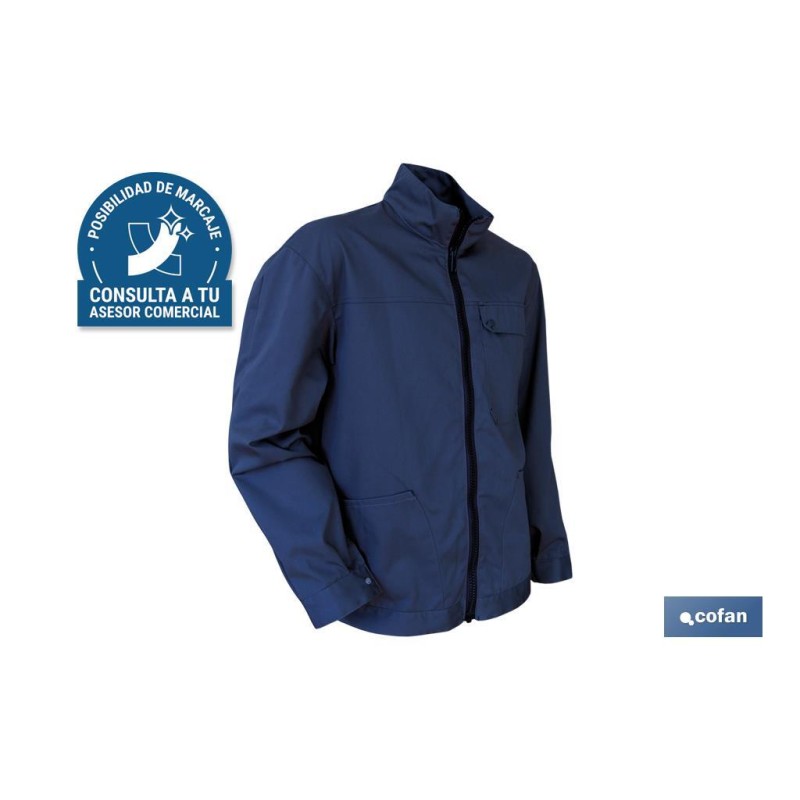 CHAQUETA TRABAJO WANKEE 245gms/m AZUL MARINO T-L