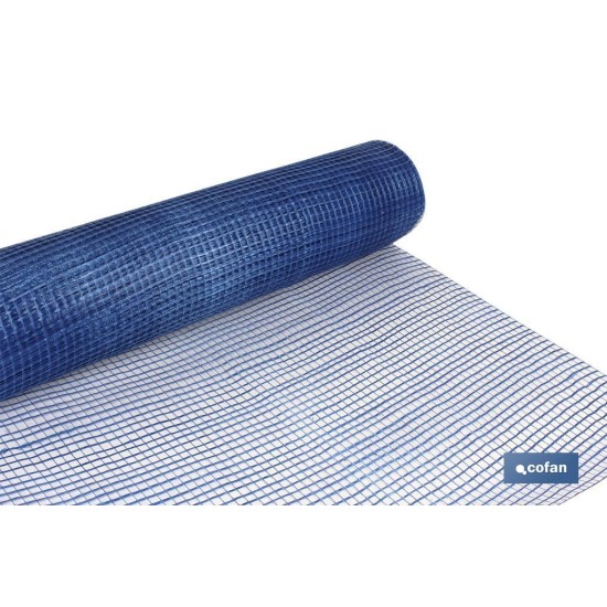 ROLLO DE 1X10 M MALLA DE FIBRA DE VIDRIO 10X10 MM REVOCOS MORTERO