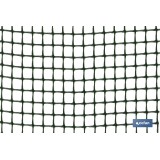 MALLA PLAST. CUADRADA JARDIN 10mm VERDE 1x25m
