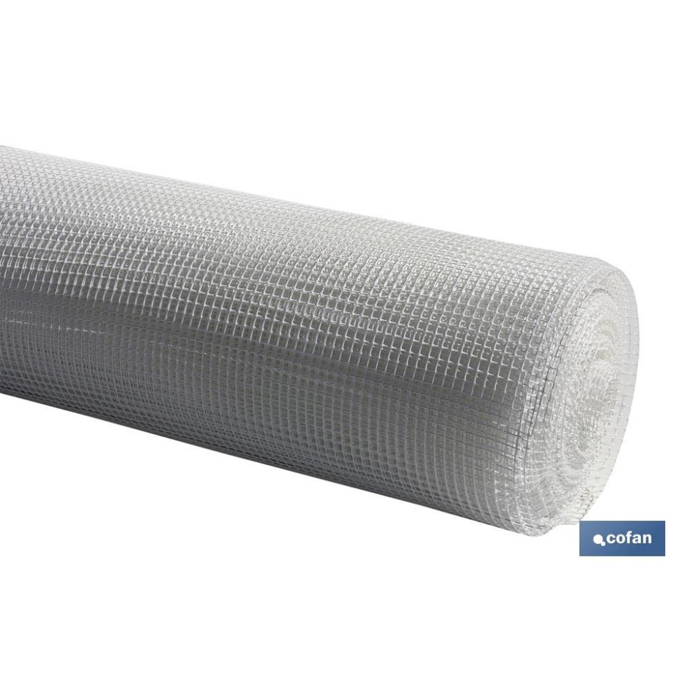 MALLA PLAST. CUADRADA JARDIN 10mm BLANCO 1x25m