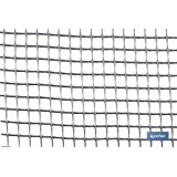 MALLA PLAST. CUADRADA JARDIN 10mm GRIS PLATA 1x25m