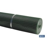 MALLA PLAST. CUADRADA JARDIN 20mm VERDE 1x25m