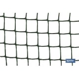 MALLA PLAST. CUADRADA JARDIN 20mm VERDE 1x25m