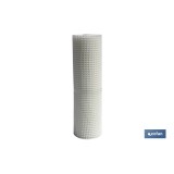 MALLA PLAST. CUADRADA JARDIN 20mm BLANCO 1x25m