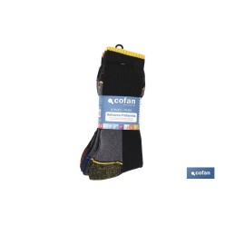 SET 4 PARES CALCETINES REFORZADOS C/POLIAMIDA T-39/42