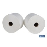 BOBINA CELULOSA EXTRA-LAMINADA VIRGEN 2 CAPAS 3K. 287 MT(2ROLLOS).