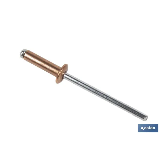 Comprar REMACHE COBRE ACERO 4 X 12 MM (PACK Cofan | almacendeferreteriacor.es