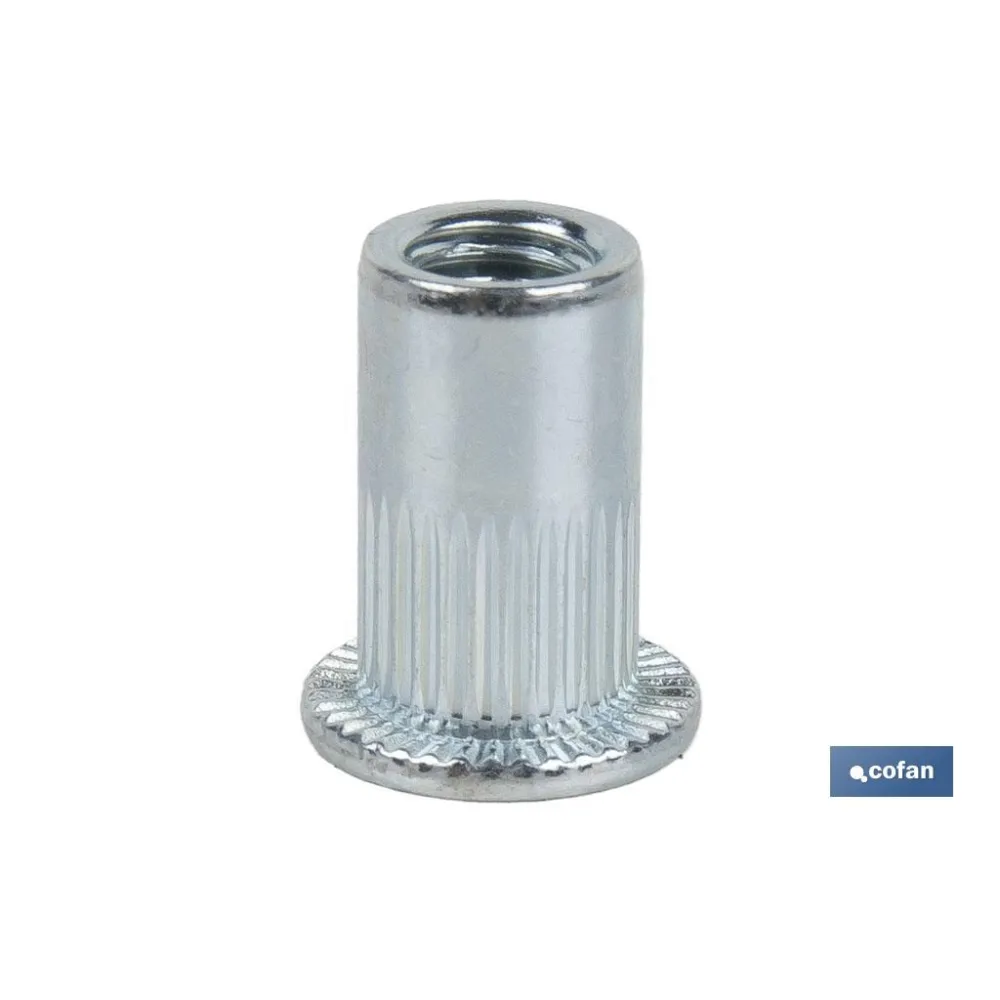Comprar TUERCAS REMACHABLES RANURADAS ANCHA Cofan | almacendeferreteriacor.es